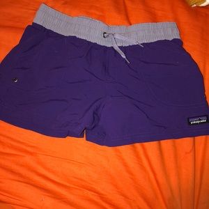 Purple Patagonia shorts